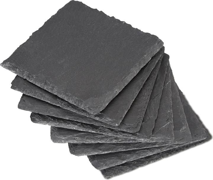 Actual product image Relaxdays Drink coaster (8 x, Glass coaster)