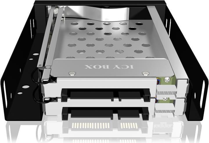 Actual product image Icy Box We-Ra. 2x2.5" SATAI-III in 3.5" IB-2227StS (b)