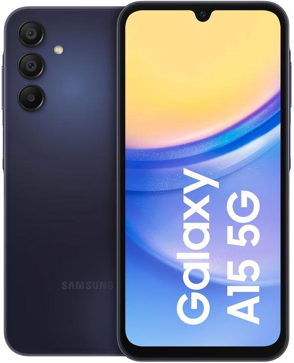 Samsung Galaxy A15 5G (128 GB, Blue, Black, 6.50", Dual SIM, 50 Mpx, 5G)