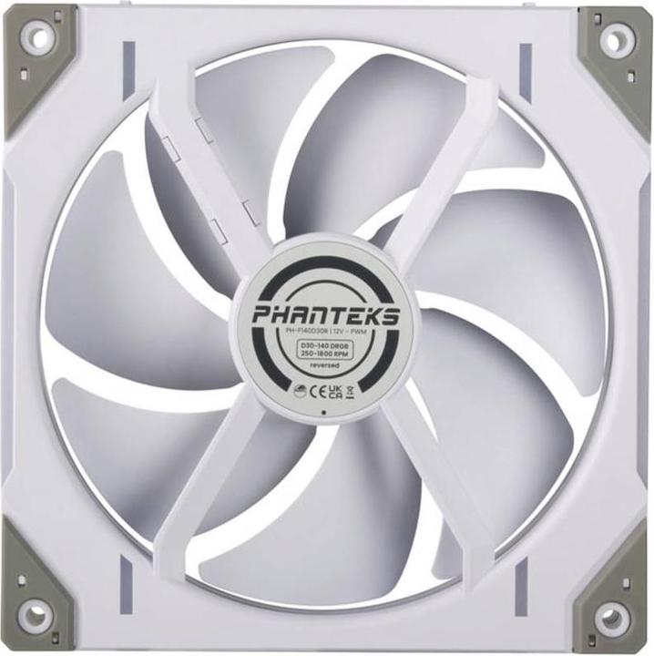 Actual product image Phanteks D30 PWM Reverse Airflow (140 mm, 3 x)