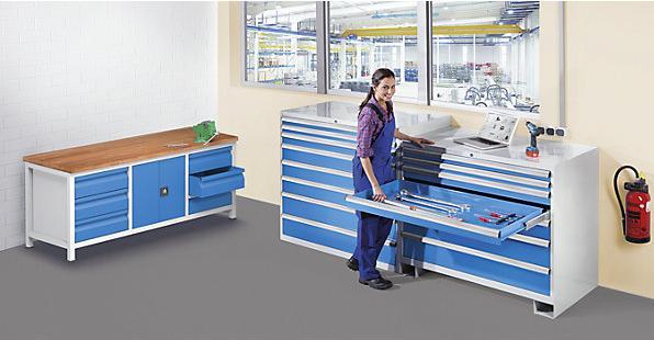 Produktbild eurokraft pro Schubladenschrank (130 cm, 120 cm)
