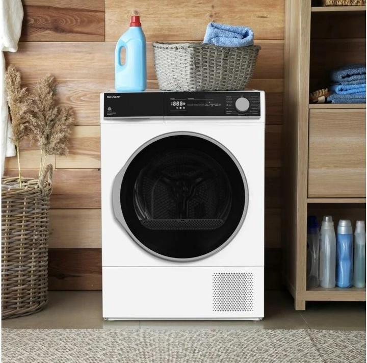 Image du produit Sharp KD-NHH8S8GW3-DE (8 kg, Droite, Prise UE)