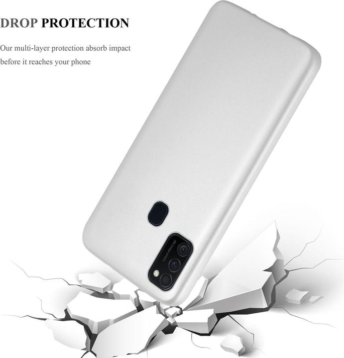 Immagine prodotto Cadorabo Copertura metallica opaca in TPU (Samsung Galaxy M30s, Samsung Galaxy M21)