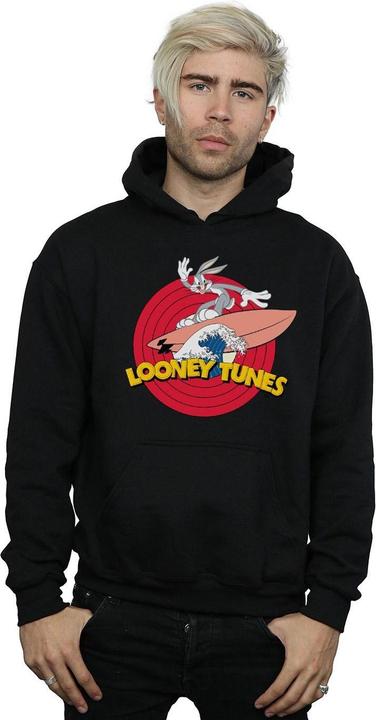 Immagine prodotto Looney Tunes Bugs Bunny Surfing Felpa con Cappuccio Uomo (4XL)