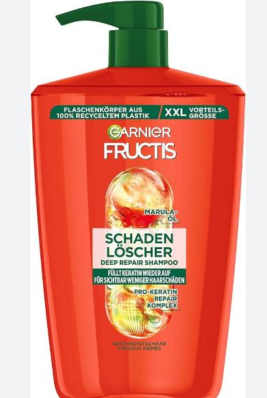 Actual product image Garnier Fructis Damage (1000 ml, Liquid shampoo)