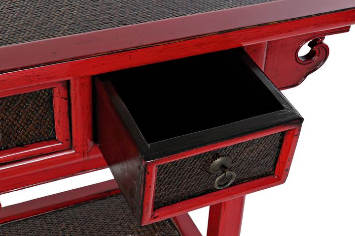 Actual product image DKD Home Decor Console Metal Dark brown 85 x 35 x 80 cm (85 x 35 x 80 cm)