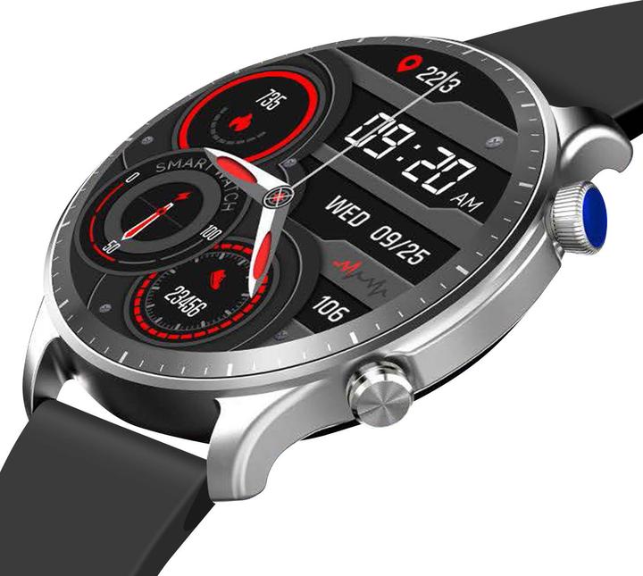 Actual product image Riversong smartwatch Motive 9 Pro space gray SW901