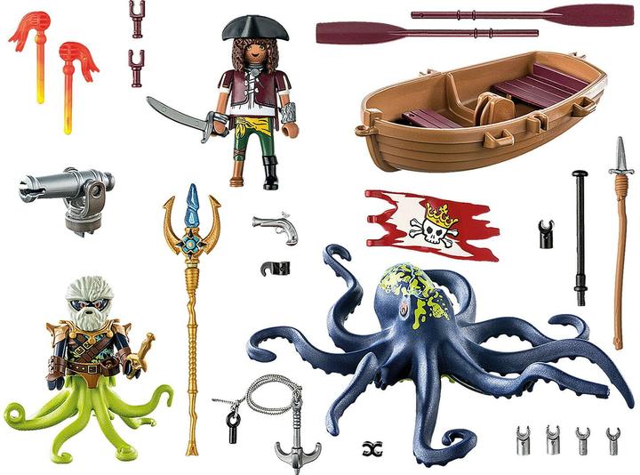 Actual product image Playmobil Battle against the Giant Octopus (71419, Playmobil Pirates)