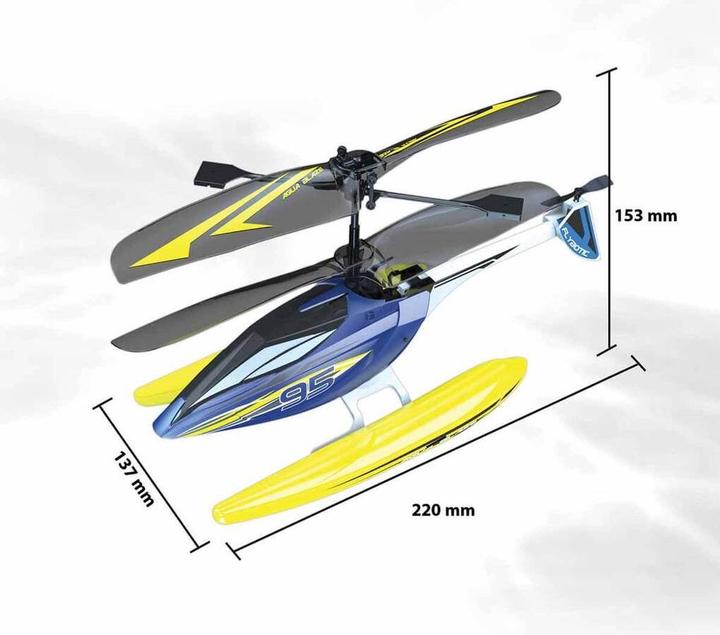 Actual product image Silverlit Aqua Blaze helicopter