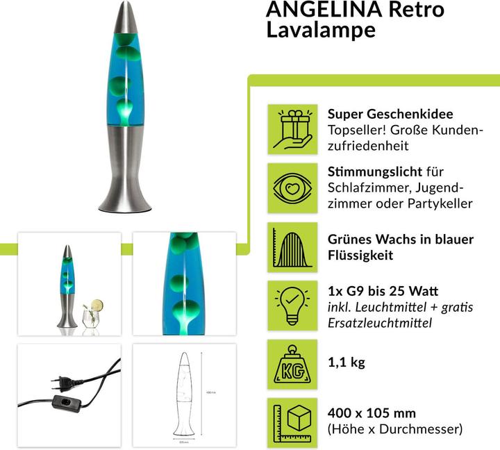 Actual product image Licht-Erlebnisse Angelina (210 lm, G9)