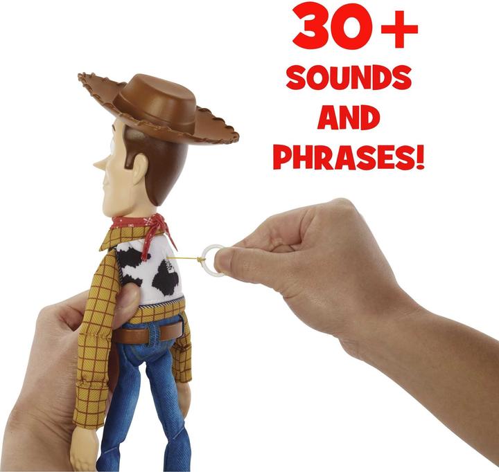 Produktbild Disney Mattel Pixar Toy Story Roundup Fun Woody Large Talking Posable Figure