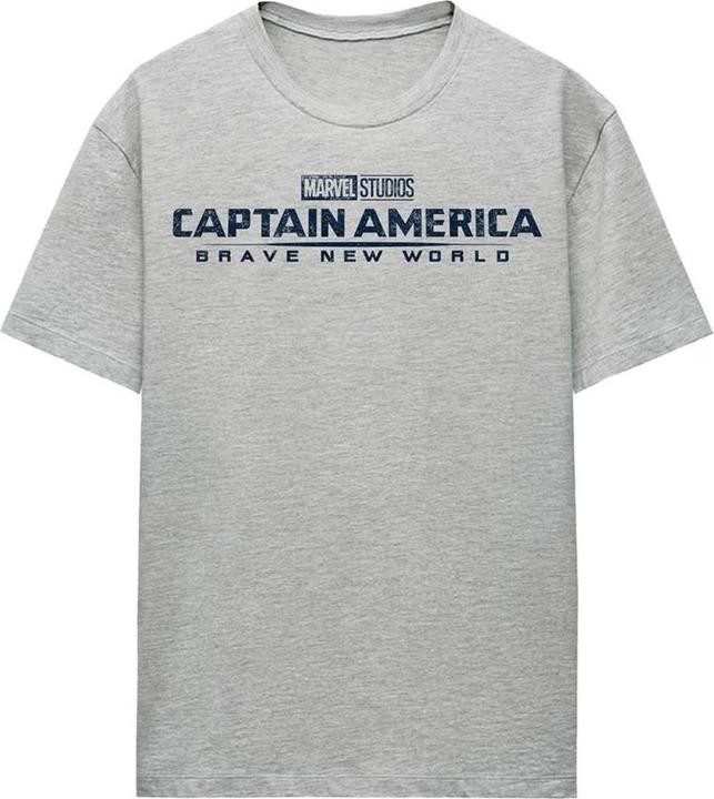 Immagine prodotto Captain America Maglietta Logo Effetto Invecchiato Adulto Unisex (XL)