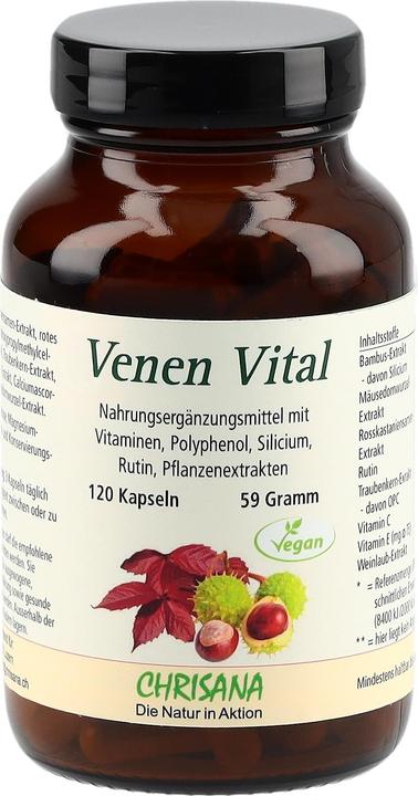 Produktbild Chrisana Venen Vital Kapsel (120 Stück, Kapseln, 87 g)