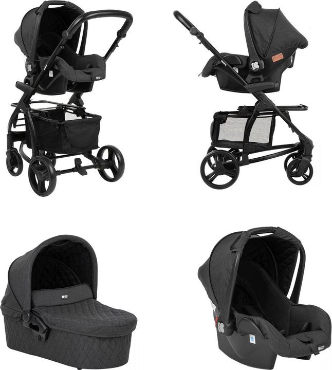 Actual product image Kikkaboo Combi stroller Madrid 3 in 1