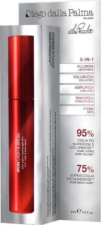 Actual product image Diego dalla Palma Iron Lash & Brow 5-in-1 Lash And Brow Serum 1 Transparent 6ml (6 ml)