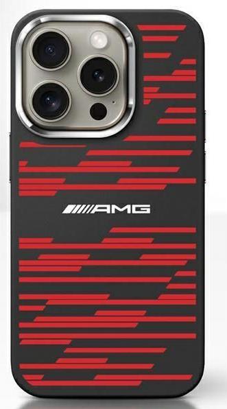 Produktbild Mercedes AMG AMHMP16SSRRK iPhone 16 6.1" czarny/black hardcase Silicone Graphics MagSafe (Apple iPhone 16)