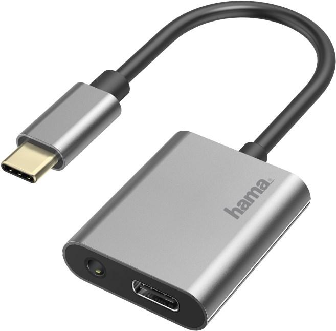 Hama 2in1 USB-C zu Kopfhöreranschluss / Ladeadapter