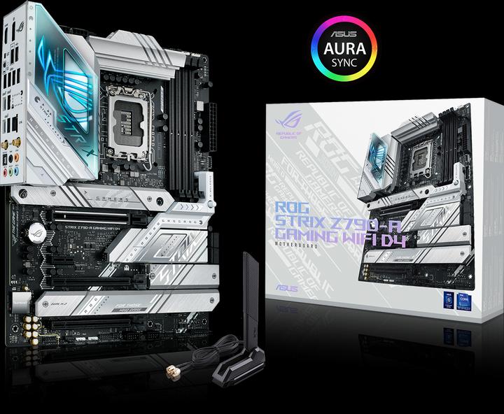 Immagine prodotto ASUS ROG Strix Z790-A Gaming Wifi D4 (LGA 1700, Intel Z790, ATX)