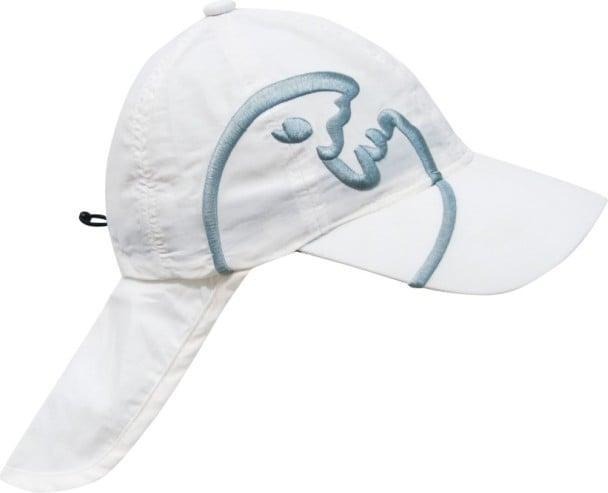 Produktbild IQ-UV UV Schutz Cap Bites mit Nackenschutz Kinder, weiss (1 Stk) (Sonnencreme, SPF 50+)