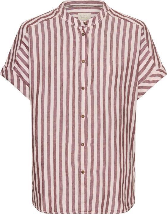 Immagine prodotto Camel Active Gestreifte Bluse aus Leinen-Lyocell-Mix (XS)