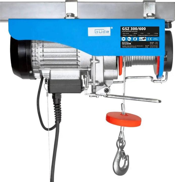 Image du produit Güde Palan électrique à câble GSZ 300600