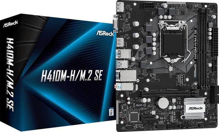 Actual product image AsRock H410M-H/M.2 SE (LGA 1200, Intel H370, mATX)