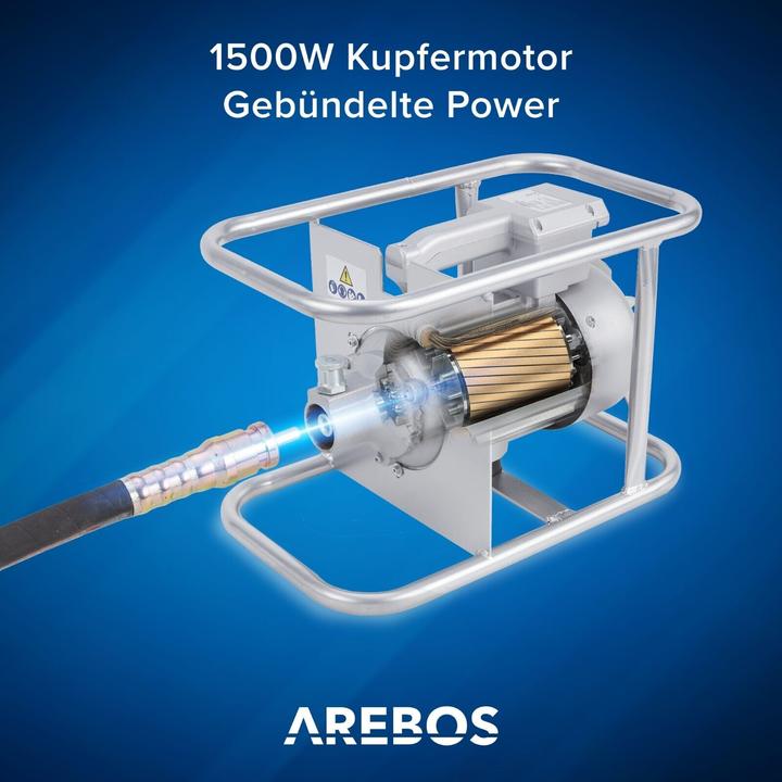 Actual product image Arebos Concrete vibrator