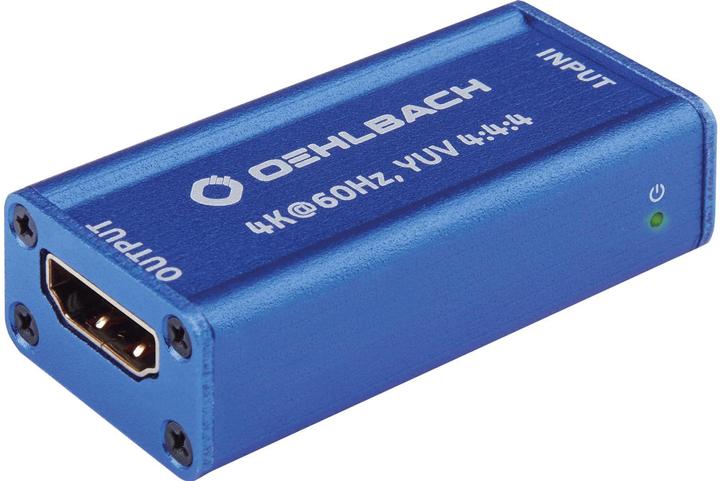 Actual product image Oehlbach HDMI UHD Repeater (Remote control)