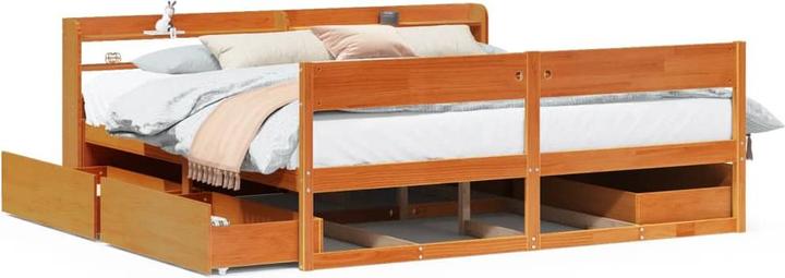 Produktbild VidaXL Bett ohne Matratze 200x200 (200 x 200 cm)