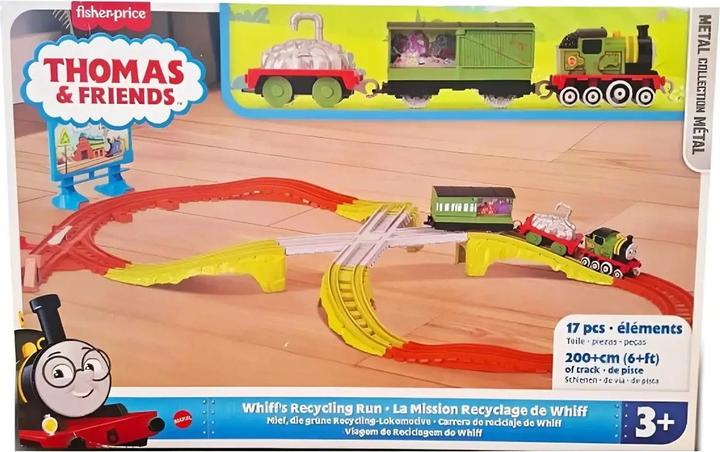 Produktbild Mattel Fisher Price Thomas & Friends Whiff's Recycling Run Σετ με Τρενάκι για 3+ Ετών JCY74