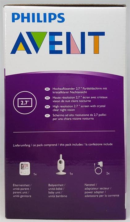 Produktbild Philips Avent Video (Babyphone mit Kamera, 300 m)