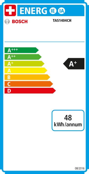 Energie-Label Bosch Hausgeräte Vivy 2 (Tassimo)
