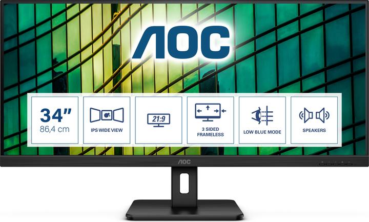 Actual product image AOC Q34E2A (2560 x 1080 pixels, 34")