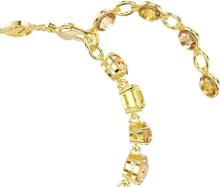 Produktbild Swarovski Gema Armband Verschiedene Schliffe Gelb Goldlegierungsschicht (19 cm, Swarovski Metall)