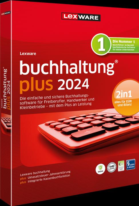 Produktbild Lexware ESD buchhaltung plus 2024 ABO Version (1 User, unbegrenzt)