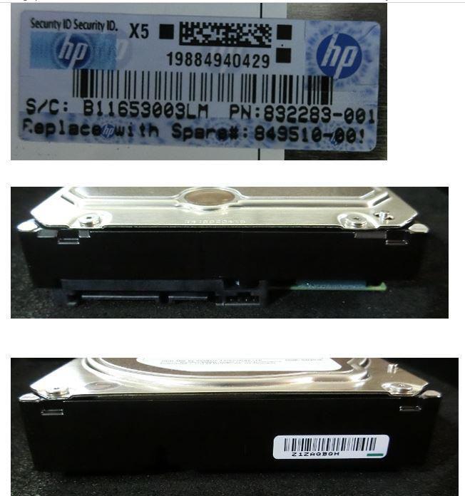 Actual product image HPE DRV HDD 4TB 6G 7.2K LFF SATA (4 TB)
