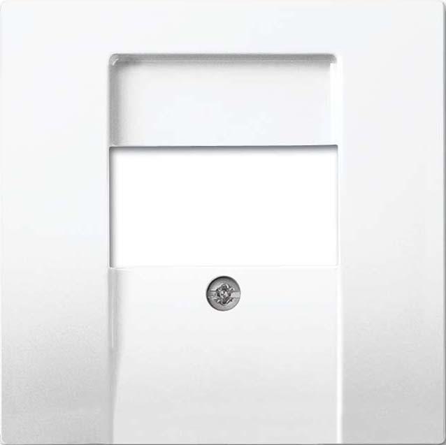 Actual product image Busch-Jaeger 1724-0-4333 White Switch Plate & Socket Cover (1724-0-4333)