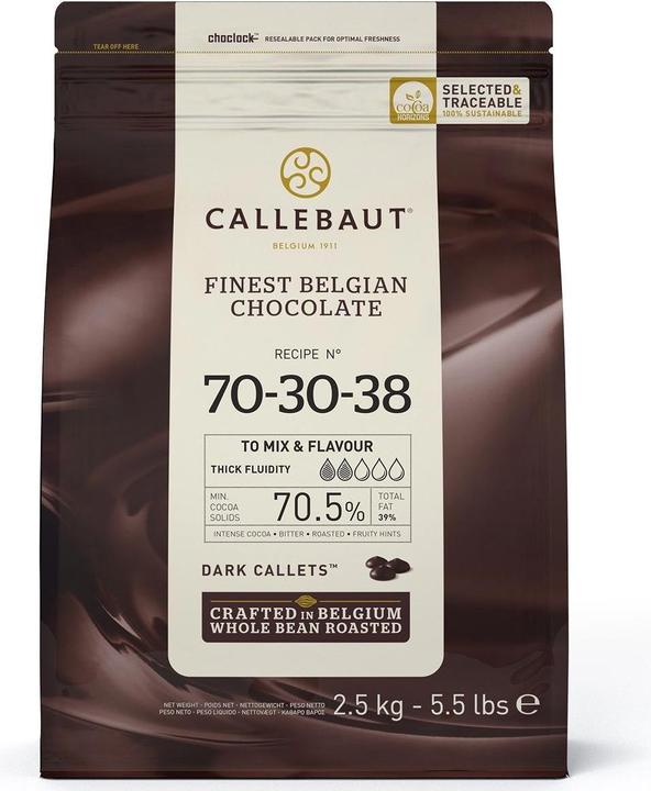 Callebaut Chocolate Pebbles (2500 g)