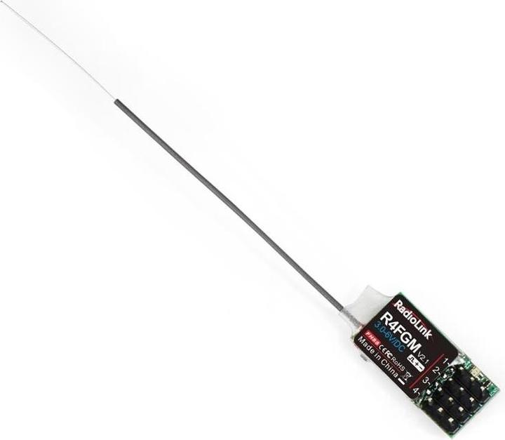 Image du produit RadioLink Récepteur R4FGM mini avec gyroscope 4 canaux, domaine d'application