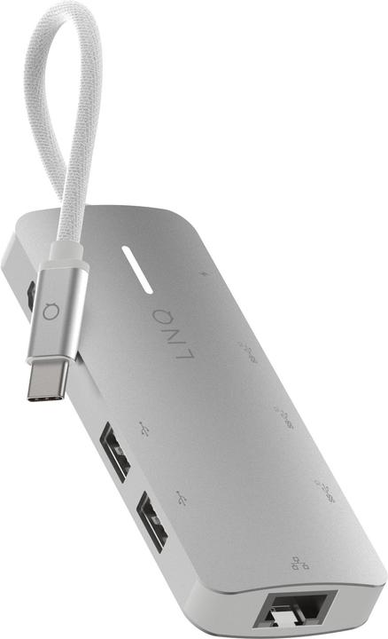 Image du produit LINQ Connects 8in1 8K PRO USB-C Multiport Hub 140W (USB-C, 8 Ports)