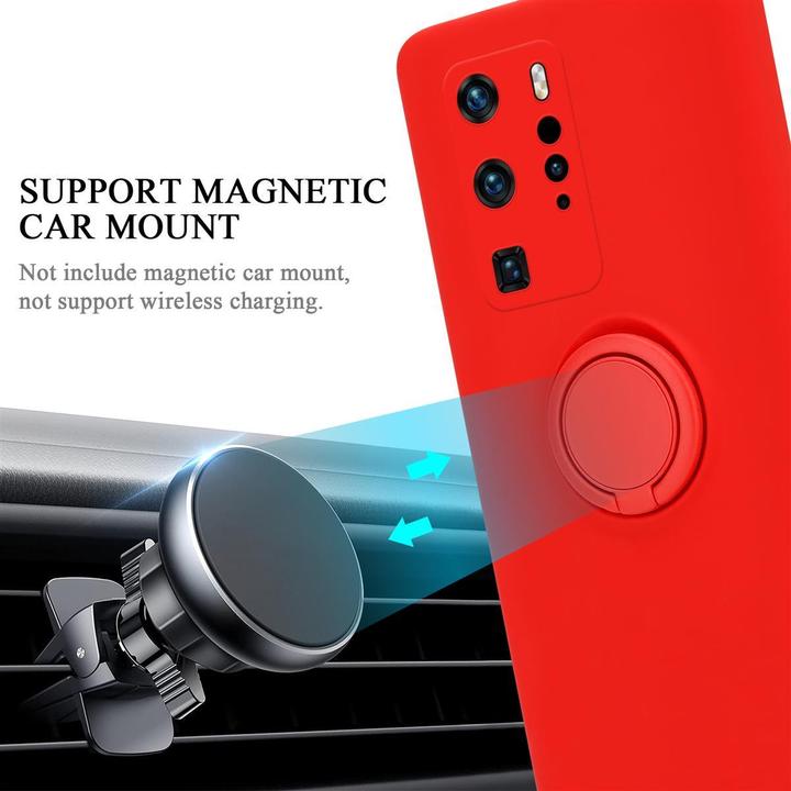 Immagine prodotto Cadorabo Custodia in silicone TPU Liquid Ring Cover (Huawei P40 Pro+)