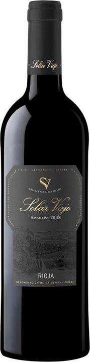 Actual product image Bodegas Solar Viejo Rioja Reserva (2015)