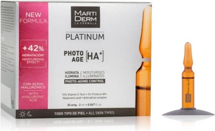 Actual product image Martiderm Platinum Photo-Age 30 ampoules x 2ml (60 ml)