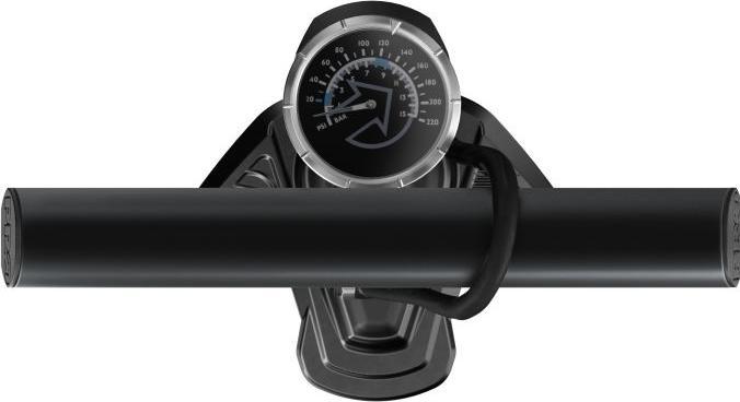 Image du produit PRO Pompe à pied Team Tubeless noire Pompe et compresseur intégrés