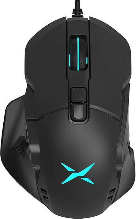 Delux Wired Gaming Mouse with replaceable sides M629BU RGB 16000DPI (Cable)