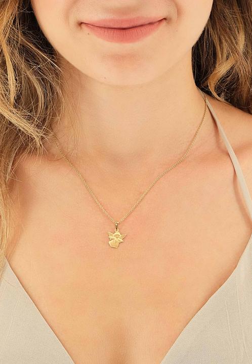 Image du produit Muau Angel pendentif yellow gold 750, 19x13mm (Or jaune 750/18K)