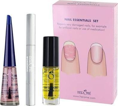 Produktbild Herome Nail Essentials Set Pink Treatment Kit for Post-Acrylic Care