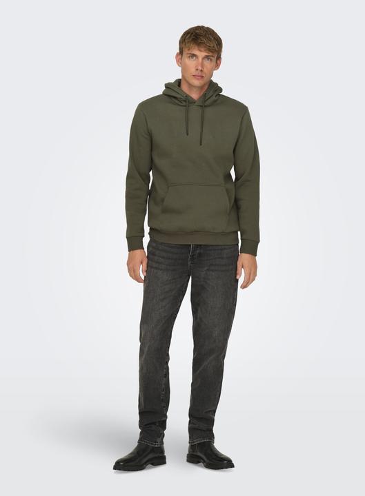 Immagine prodotto Only & Sons Felpa con cappuccio regular fit con cappuccio (M)
