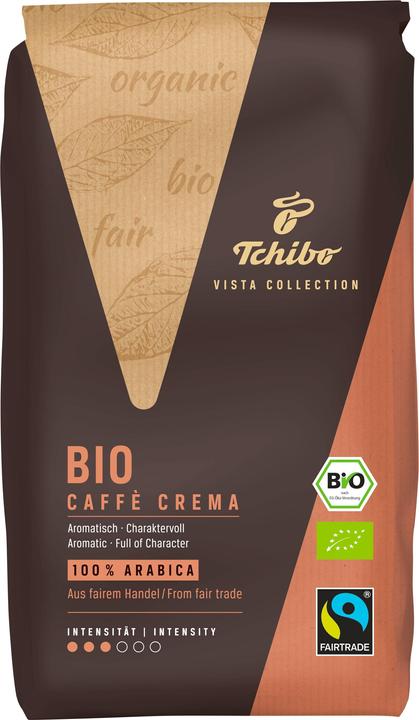 Produktbild Tchibo Kaffee "Vista Bio CaffŠ Crema", ganze Bohne (1000 g)