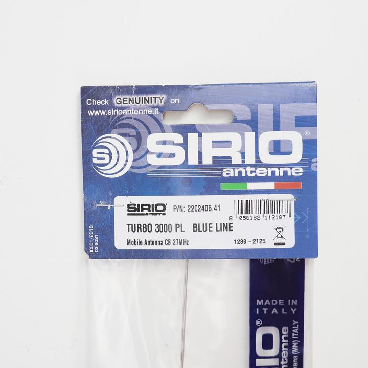 Produktbild Sirio Antenne Antenne CB Sirio Turbo 3000PL Blue Line Code 2202405.41 ohne Kabel